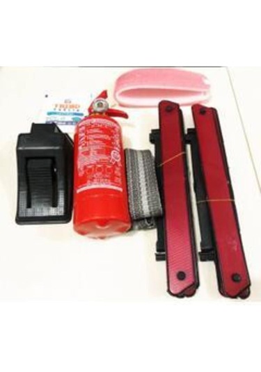 Canderel Trafik Seti Yangın Tüplü Set Oto Trafik Seti