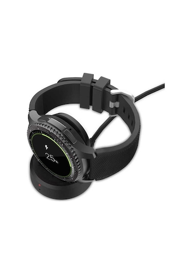 Mobilteam Siyah Gear S3 Usb Şarj Kablosu