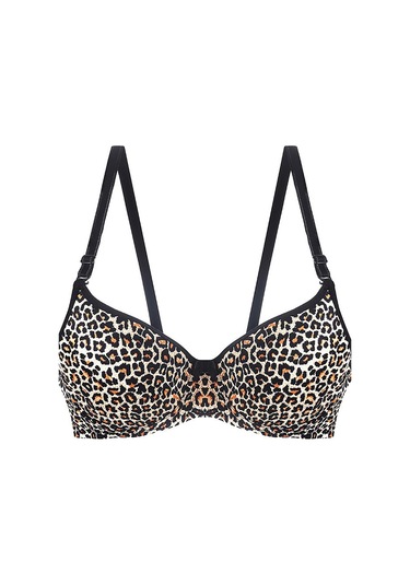 Sayda Kadın Leopar Sayda Desteksiz Sütyen Leopar