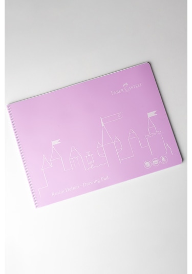 Faber-Castell Boyama Seti ve 25x35 Resim Defteri – Sulu, Pastel, Keçeli, Kuru Boya ile (Karma Renk Gönderilir)