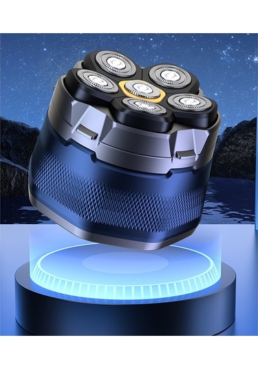 Xiaaokeji Titanyum Elektrikli Tıraş Makinesi - Erkekler İçin Şarj Edilebilir Baş Ve Yüz Tıraş Makinesi