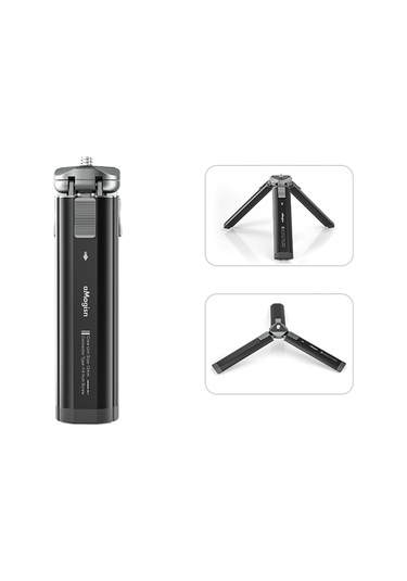 Springsun Amagisn Am11 Masaüstü Tripod Mini Seyahat Tripod Standı Metal Telefon Tripod 1/4 İnç Vida İle 2 Seviyeli Ayarlanabilir