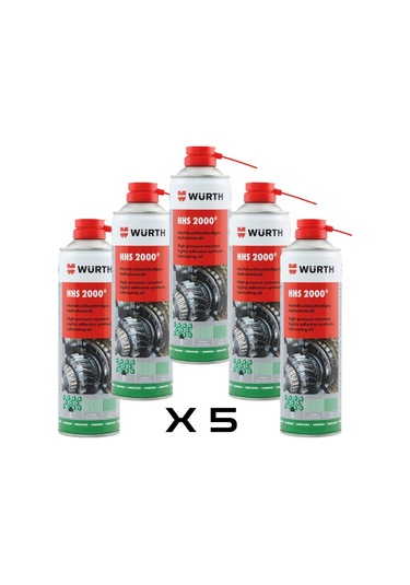 Würth Tutunma Özellikli Yağlama Spreyi - Hhs 2000 500 Ml X5