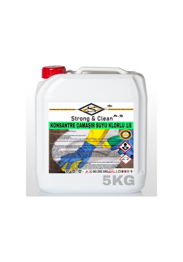 Strong&Clean Çamaşır Suyu Konsantre 1/8 5 KG