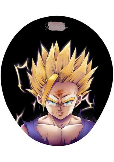 Dragon Ball Z Anime Karakteri Baskılı Bilek Destekli Mouse Pad Mousepad