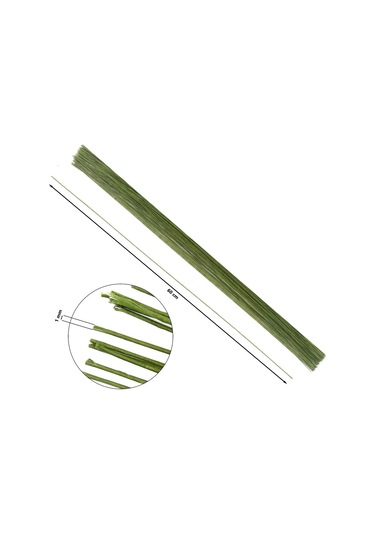 Roco Paper Çiçek Teli No:24 1 Mm - 38 Adet 60 Cm - Yeşil
