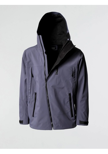 Isaora Asym Jacket Erkek Dark Grey Shell Jacket Isr7010-drg Gri