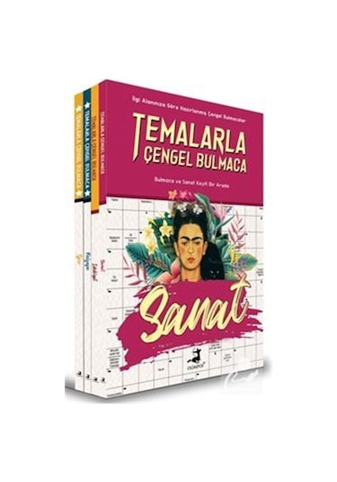 Temalarla Çengel Bulmaca Seti - 4 Kitap Takım- Olimpos Yayınları