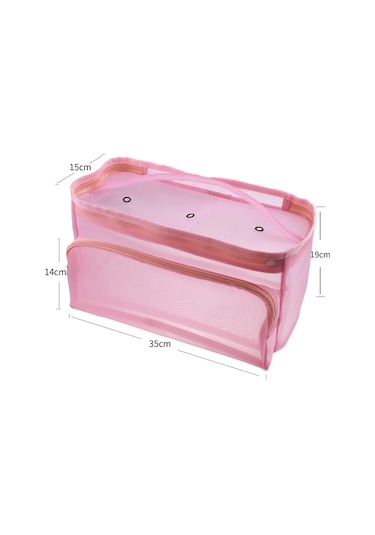 Örgü Çantası Düzenleyici, Örgü Kancaları, İğneler Ve Aksesuarlar İçin Saklama Kutusu Ve File Çanta B Diğer