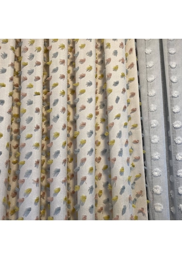 Perdefony Saçaklı Fon Perde Varyantlı Ürün