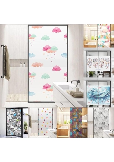 Pazly Vitray Suntek Statik Sarılmak Gizlilik Filmi Etiket Cam Buzlu 1. Wv Ahşap