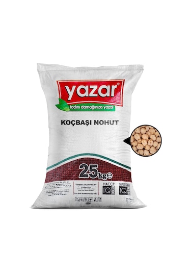 Yazar Koçbaşı Nohut İç Anadolu Yöresi 25 KG