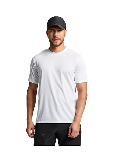 Slam Slam Crew Sunblock Erkek Beyaz Tişört 103 Beyaz