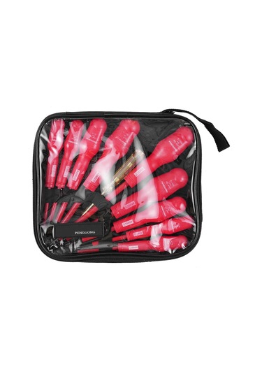 Penggong Yalıtımlı Tornavida Seti 1000v Yalıtımlı Elektrikçi Tornavida 4 Yıldızlı