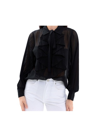 5535 Gömlek-siyah Si Yah