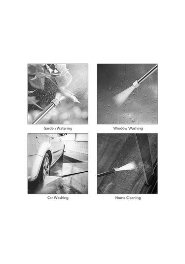 Lqg Jet Power Washer Waterjet Bahçe Hortumu Otomobil Ev