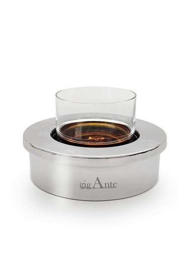 Gigante Deluxe El Yapımı Çelik Viski Soğutucu Ve Premium Viski Kadehi Seti Gümüş