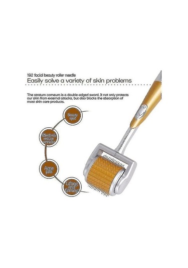 Zgts 192 Titanyum Mikro İğneli Dermaroller Cilt Bakımı 9566 Açık Mor