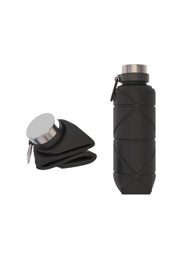 Outdoor 700ml Silikon Katlanır Su Şişesi Matara 001