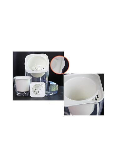 Suntek Şeffaf Çiçek Kendiliğinden Sulanan Kare-175 175mm