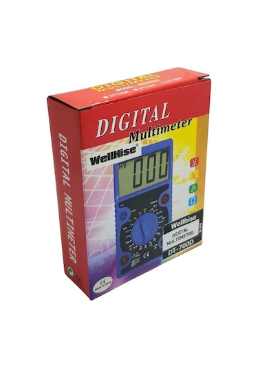 Wellhise DT-700D Geniş Ekran Ölçü Aleti Avometre Multimetre