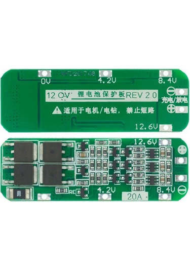 3s 20a Lipo Pil Balans Devresi Modülü Bms