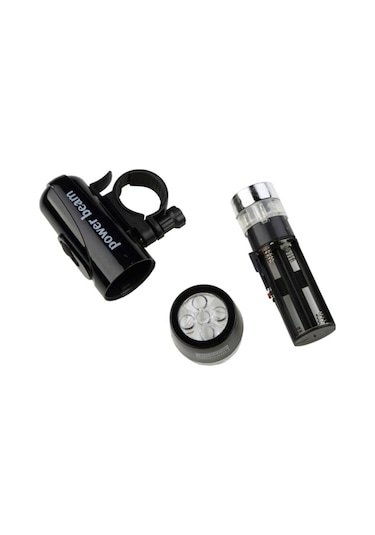 Led Bisiklet Lambası Feneri Ön  Far Arka Stop Işık Aydınlatma Setı Çok Renkli