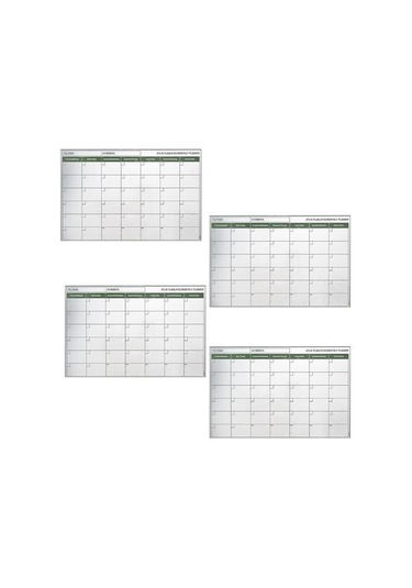 Büro Ev Ofis İçin 85x56cm Manyetik Yapışır Yazılır Aylık Takvim Plan Duvar Stickerı Diğer