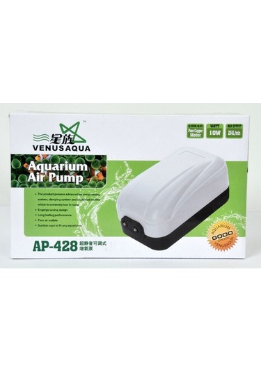 Venusaqua Ap-428 Çift Çıkışlı Akvaryum Hava Motoru