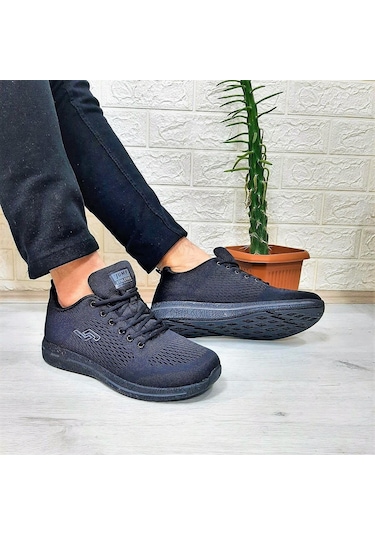 Jump 24937-24938 Siyah Fuspetli Hafif Rahat Spor Ayakkabı 001