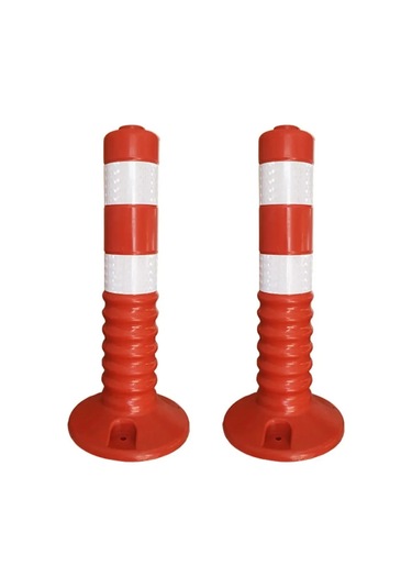 45 Cm Delinatör Esnek Yol Ayırıcı Delinatör Ucuz Otopark Trafik Delinatörü 2 Adet