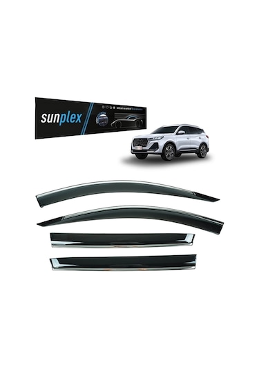 Sunplex Kromlu Cam Rüzgarlığı Chery Tiggo 7 Pro 2023-2025 İle Uyumlu-
