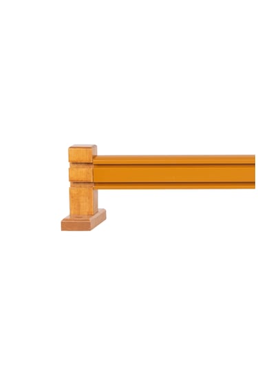 Ahşap Başlıklı Alüminyum Dekoratif Ray Korniş Meşe 250 Cm