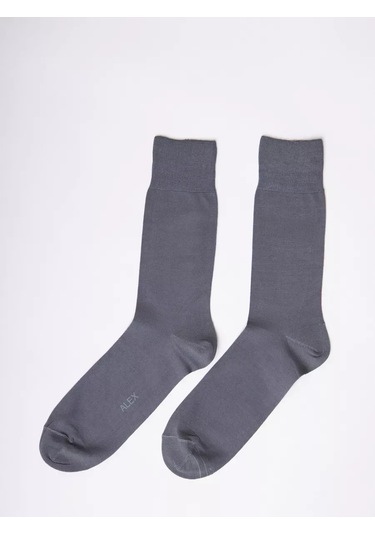Alex Yvn Çorap Seti Yüksek 2 Çift 413880536 Açık Gri