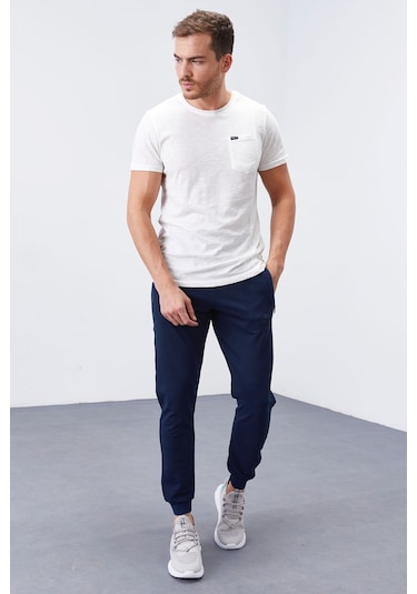 Tommy Life İndigo Fermuar Cepli Dar Kalıp Jogger Erkek Eşofman Alt - 84343 İndigo Tommy Life İndigo Fermuar Cepli Dar Kalıp Jogger Erkek Eşofman Alt - 84343 İndigo