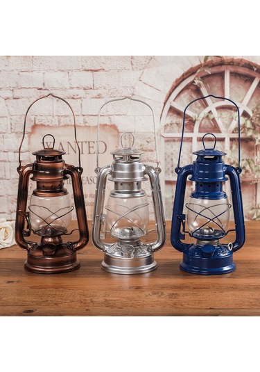 Yunboo Yeşil Vintage Demir Cam Feneri, Nostaljik Ev Dekoru, Çadır Yemeği Ve Dış Mekan Aktivitesi Için Taşınabilir Alet Yeşil