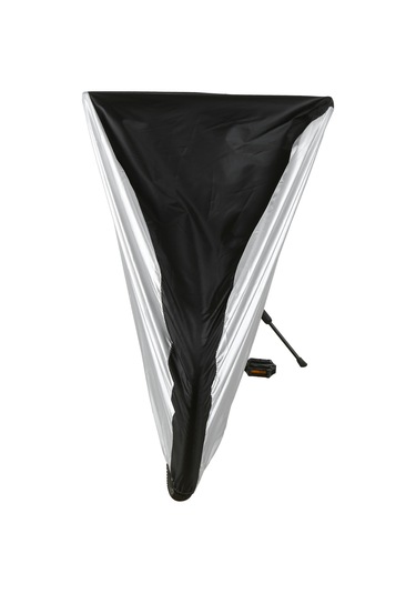 Jeemson Gümüş Kaplama Dayanıklı Bisiklet Örtüsü - Yağmur Ve Toza Karşı Koruma, S Boy Siyah - Gümüş