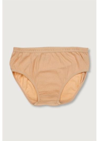 Kadın 12'li Paket Pamuk Ribana Yüksek Bel Bato Külot 001