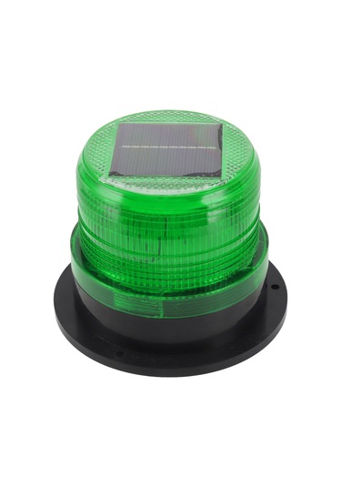 Suofeng Güneş Enerjili Yeşil Led Uyarı Lambası - Su Geçirmez, Manyetik Tabanlı, 50 Saat Süreli İşlev - Araçlar İçin Buz Kazıcı, Forklift, Kamyon