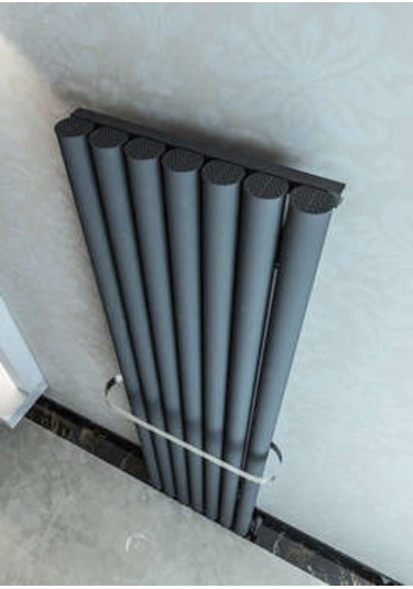 Warma Ula Dikey Alüminyum Radyatör 485x1800 Pütürlü Antrasit 7946