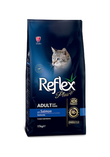 Reflex Plus Somonlu Yetişkin Kedi Maması 15 KG