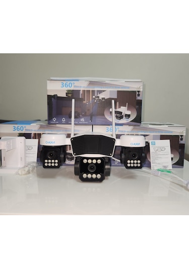 O-kam Okam 3036 Pro, 9mp, Wifi, 3 Lens, Akıllı Kamera, Yapay Zek