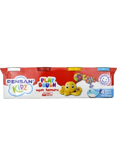 Pensan Kidsz Oyun Hamuru 4 Renk 4 X 150 Gr.