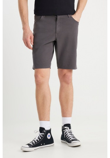 Wrangler 5 Cep Non Erkek Denim Şort W211205003 Antrasit