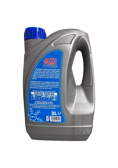 Autofresh Antifriz Mavi 3 Litre -37 Derece 3 Lt 4 Mevsim Korozyon Önleyici