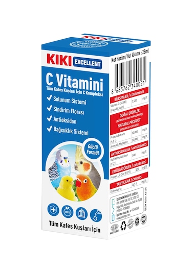 Kiki Excellent Kuş C Vitamini 25 ML