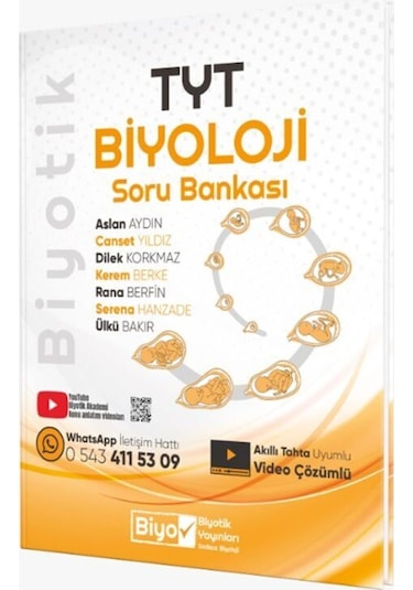 Tyt Biyoloji Biyotik Soru Bankası 2024 - 2025