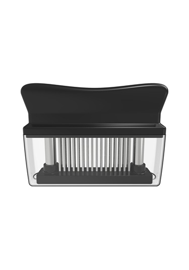 48 Paslanmaz Çelik İğne Bıçaklı Et Yumuşatıcı Et Yumuşatma Siyah Siyah