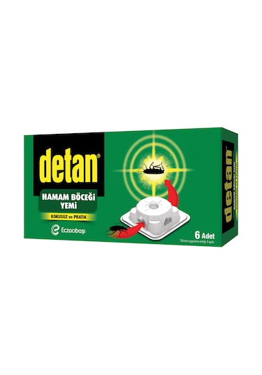 Detan Hamam Böceği Yemi 3 x 6'lı