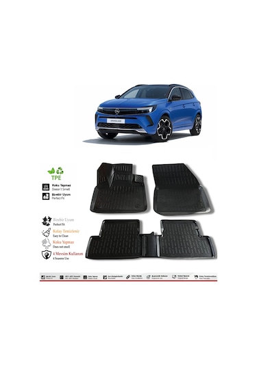 Opel Grandland 2024 Model 4d Havuzlu Paspas